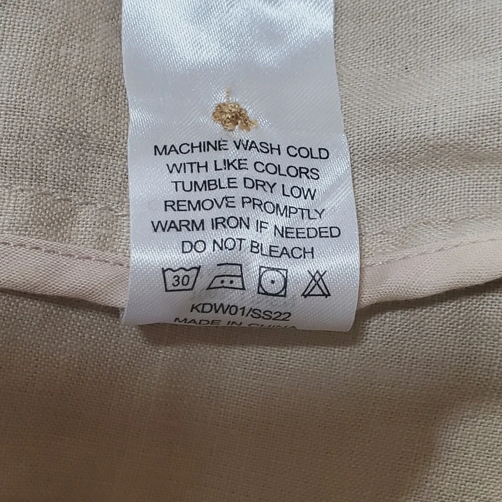 Quince Euro Summer Linen Blazer Quiet Luxury Oatmeal Effortless L Relaxed Fit - Picture 6 of 6